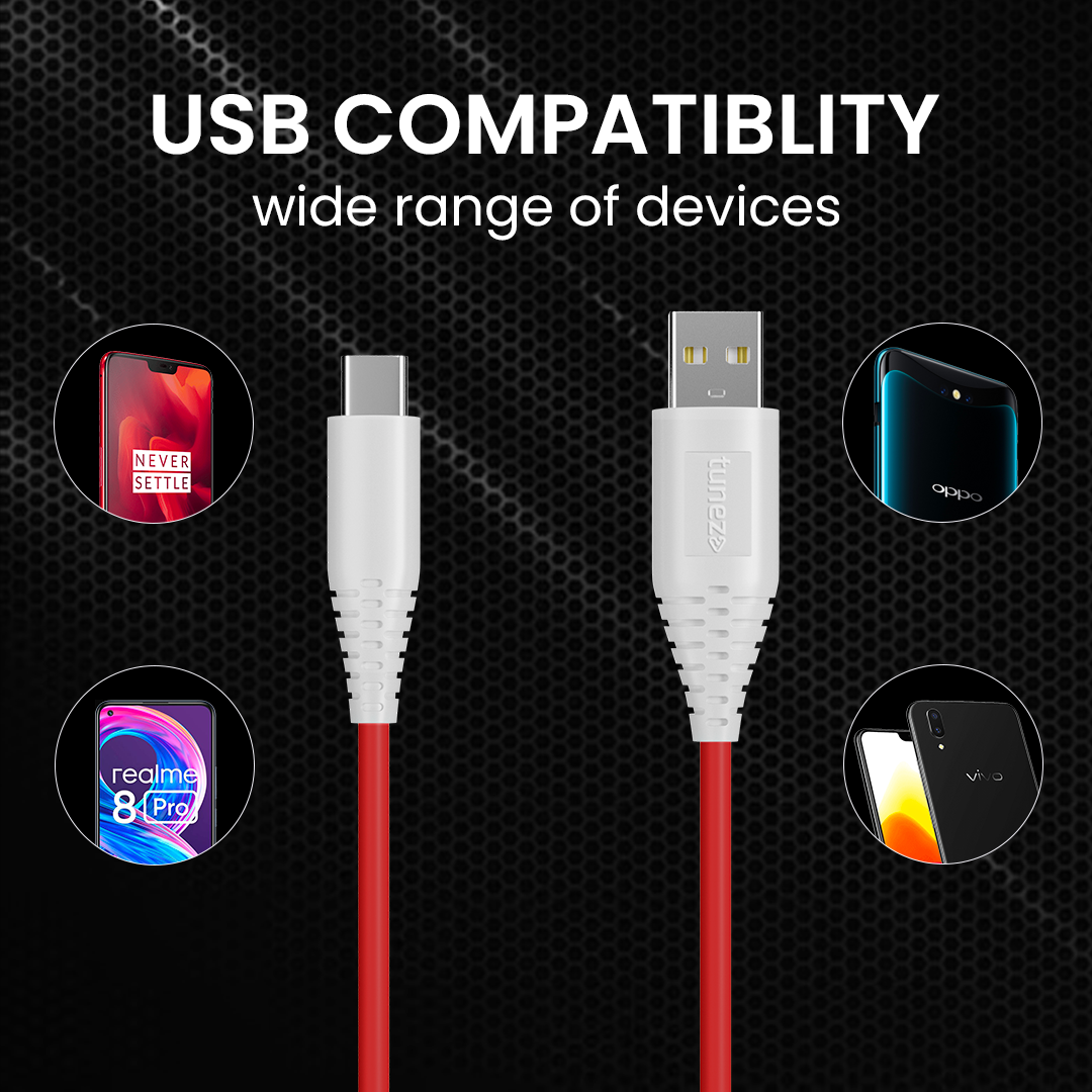 Tunez C-31 Fast Charging Data Cable